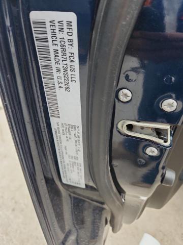 1C6RR7LT3NS222692 - 2022 RAM 1500 CLASS SLT ლურჯი ფოტო 12