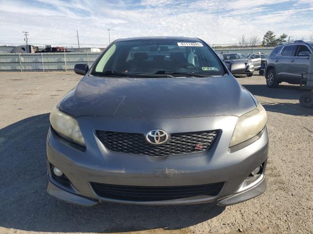 2T1BU4EE7AC462863 - 2010 TOYOTA COROLLA BASE Gri fotoğraf 5