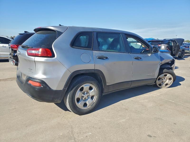 1C4PJLAB7EW104261 - 2014 JEEP CHEROKEE SPORT WHITE photo 3