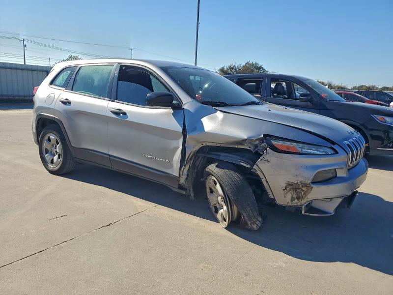 1C4PJLAB7EW104261 - 2014 JEEP CHEROKEE SPORT WHITE photo 4