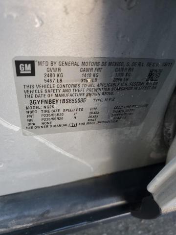 3GYFNBEY1BS659085 - 2011 CADILLAC SRX PERFORMANCE COLLECTION Серебристый фото 13