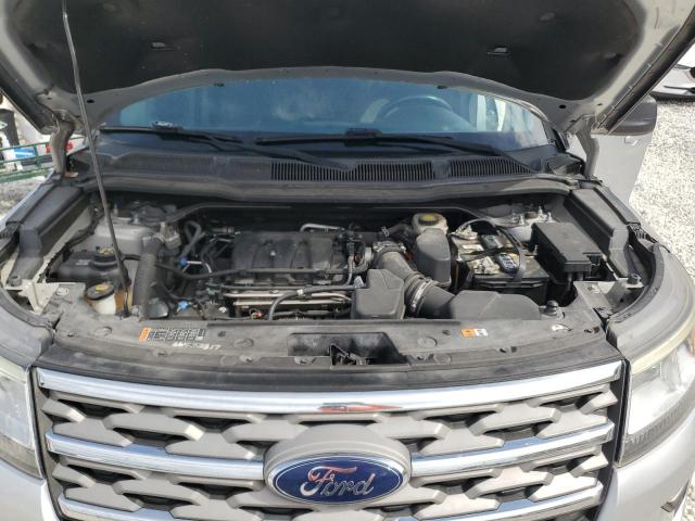 1FM5K7D82JGA02331 - 2018 FORD EXPLORER XLT ვერცხლისფერი ფოტო 12