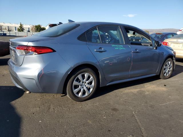 5YFEPRAE5LP021274 - 2020 TOYOTA COROLLA LE BLUE photo 3