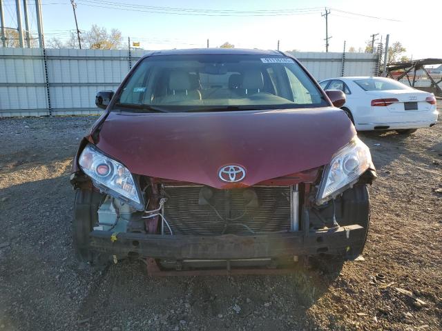 5TDYK3DC2CS268598 - 2012 TOYOTA SIENNA XLE Kırmızı fotoğraf 5