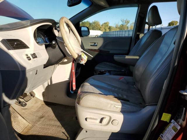 5TDYK3DC2CS268598 - 2012 TOYOTA SIENNA XLE Kırmızı fotoğraf 7