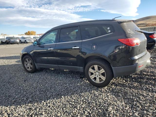 1GNKRGED8CJ122372 - 2012 CHEVROLET TRAVERSE LT BLACK photo 2