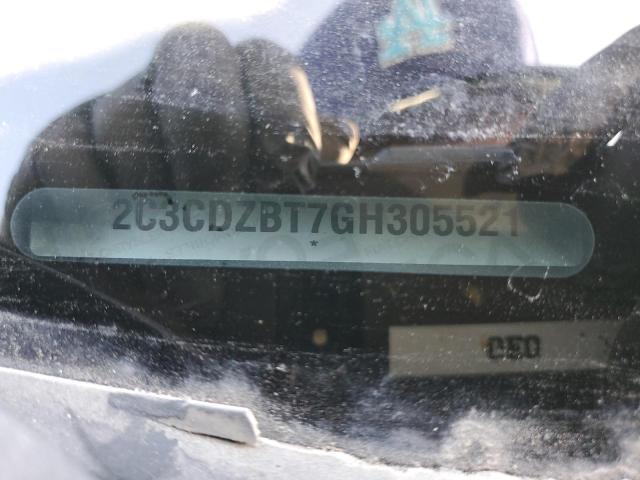 2C3CDZBT7GH305521 - 2016 DODGE CHALLENGER R/T CHARCOAL photo 12