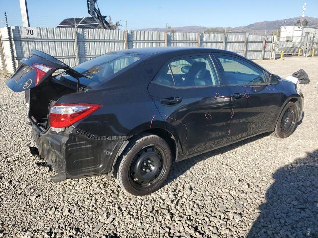 5YFBURHE3FP356961 - 2015 TOYOTA COROLLA L BLACK photo 3