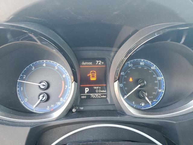 5YFBURHE3FP356961 - 2015 TOYOTA COROLLA L BLACK photo 9