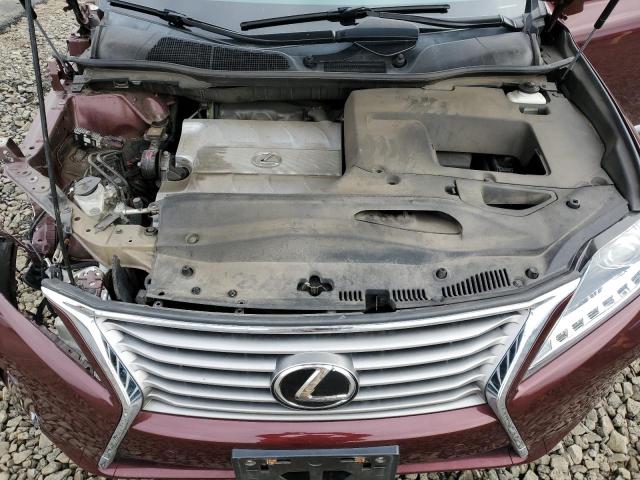 2T2BK1BAXFC256915 - 2015 LEXUS RX 350 BASE BURGUNDY photo 12