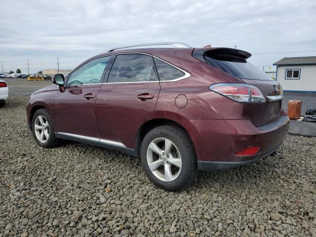 2T2BK1BAXFC256915 - 2015 LEXUS RX 350 BASE BURGUNDY photo 2