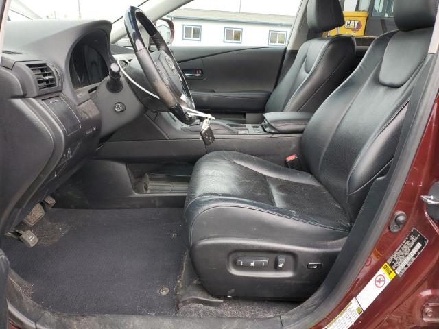 2T2BK1BAXFC256915 - 2015 LEXUS RX 350 BASE BURGUNDY photo 7