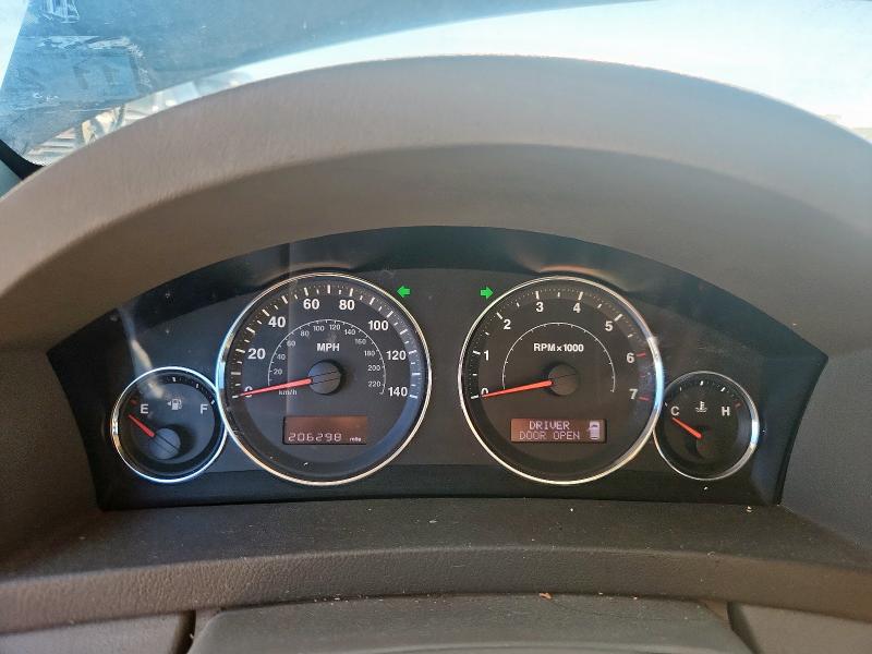 1J8GS48K68C153846 - 2008 JEEP GRAND CHER LAREDO BLACK photo 9