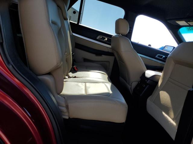 1FM5K7D86HGA40719 - 2017 FORD EXPLORER XLT Կարմիր լուսանկար 11