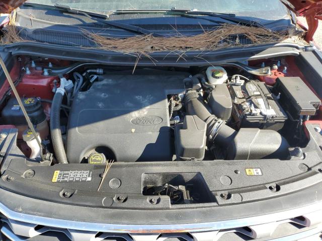 1FM5K7D86HGA40719 - 2017 FORD EXPLORER XLT Կարմիր լուսանկար 12