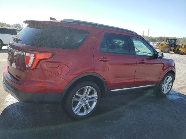 1FM5K7D86HGA40719 - 2017 FORD EXPLORER XLT Կարմիր լուսանկար 3