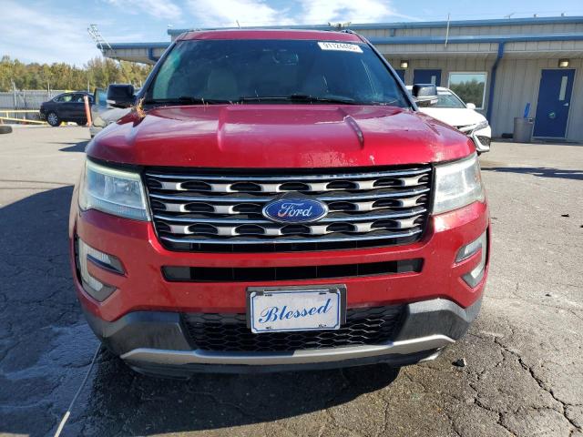 1FM5K7D86HGA40719 - 2017 FORD EXPLORER XLT Կարմիր լուսանկար 5