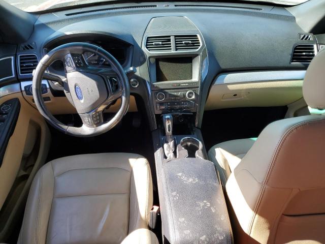 1FM5K7D86HGA40719 - 2017 FORD EXPLORER XLT Կարմիր լուսանկար 8