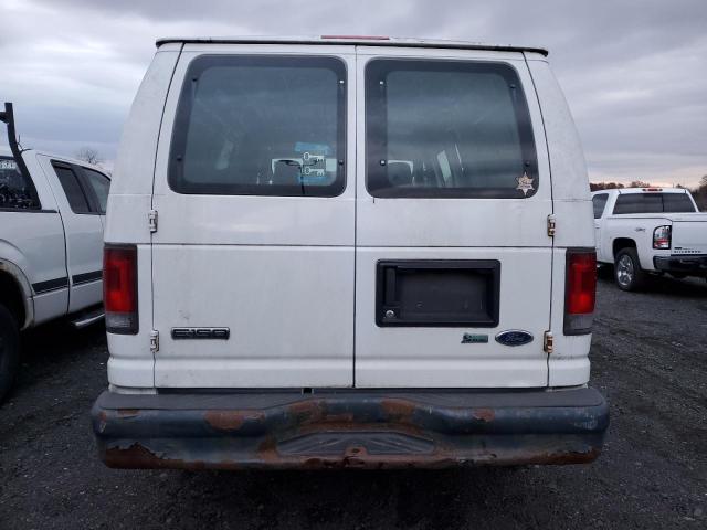 1FTNE14W89DA53417 - 2009 FORD ECONOLINE E150 VAN თეთრი ფოტო 6