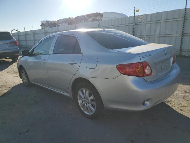 1NXBU4EE0AZ314911 - 2010 TOYOTA COROLLA BASE SILVER photo 2