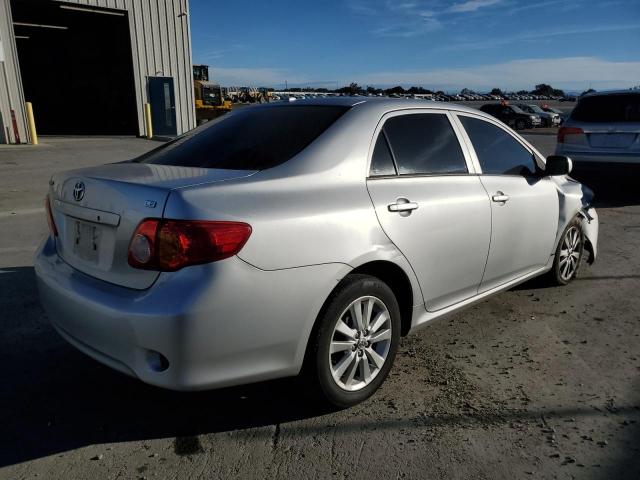 1NXBU4EE0AZ314911 - 2010 TOYOTA COROLLA BASE SILVER photo 3