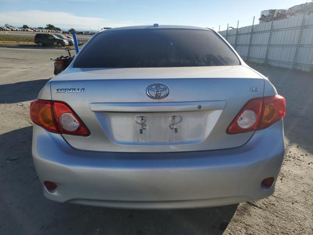 1NXBU4EE0AZ314911 - 2010 TOYOTA COROLLA BASE SILVER photo 6