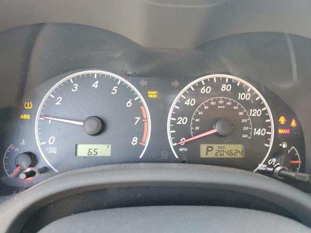 1NXBU4EE0AZ314911 - 2010 TOYOTA COROLLA BASE SILVER photo 9