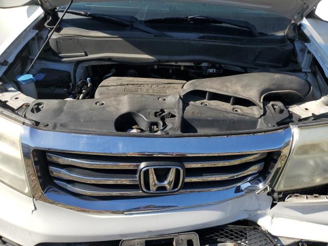 5FNYF4H52EB020266 - 2014 HONDA PILOT EXL WHITE photo 12