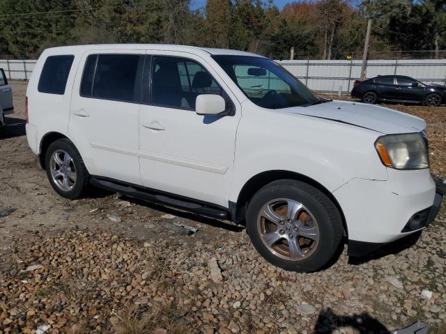 5FNYF4H52EB020266 - 2014 HONDA PILOT EXL WHITE photo 4