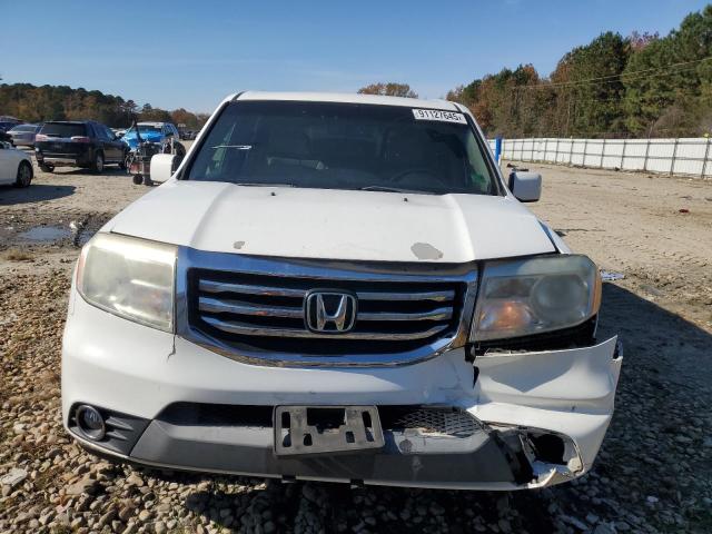 5FNYF4H52EB020266 - 2014 HONDA PILOT EXL WHITE photo 5