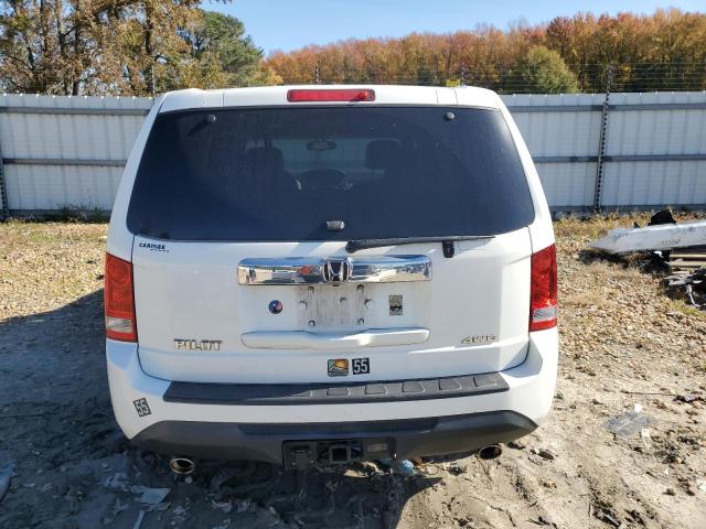 5FNYF4H52EB020266 - 2014 HONDA PILOT EXL WHITE photo 6