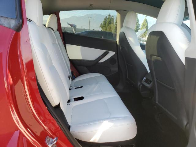 7SAYGDEF3NF466696 - 2022 TESLA MODEL Y RED photo 10