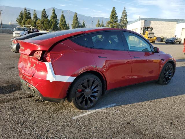 7SAYGDEF3NF466696 - 2022 TESLA MODEL Y RED photo 3
