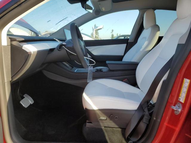 7SAYGDEF3NF466696 - 2022 TESLA MODEL Y RED photo 7