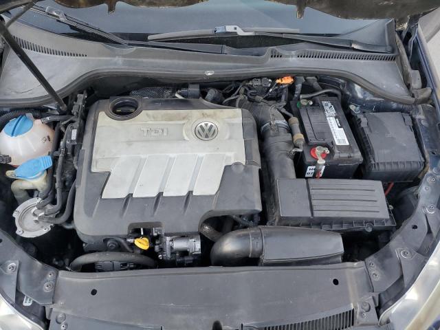 3VWPL7AJ3EM616590 - 2014 VOLKSWAGEN JETTA TDI BLUE photo 11