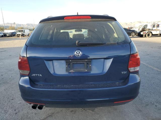 3VWPL7AJ3EM616590 - 2014 VOLKSWAGEN JETTA TDI BLUE photo 6