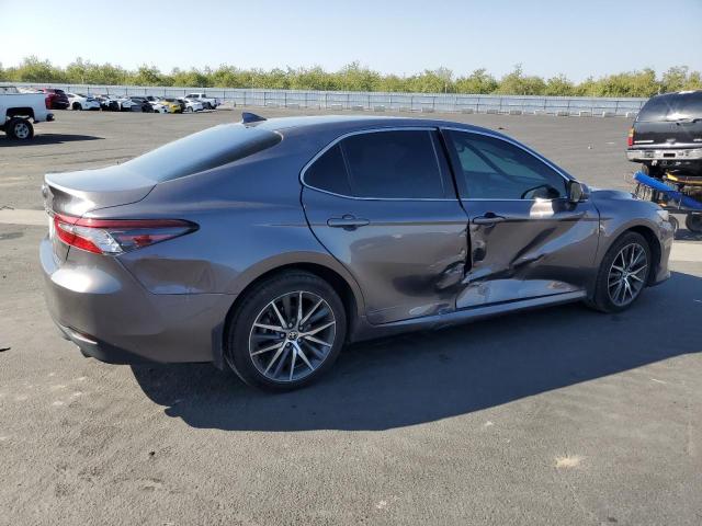 4T1F11AKXMU475906 - 2021 TOYOTA CAMRY XLE Gris photo 3