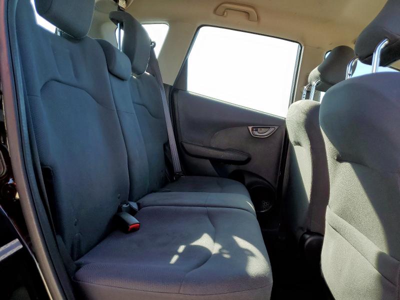 JHMGE8H3XDC074414 - 2013 HONDA FIT BLACK photo 10