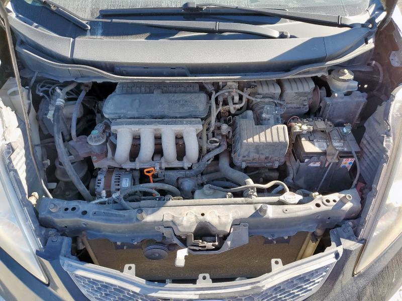 JHMGE8H3XDC074414 - 2013 HONDA FIT BLACK photo 11