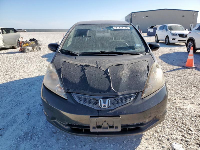 JHMGE8H3XDC074414 - 2013 HONDA FIT BLACK photo 5