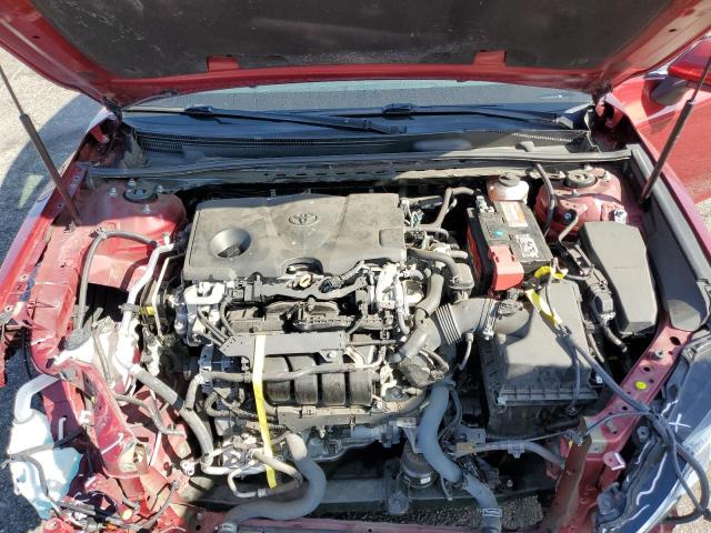 4T1B11HK5KU739762 - 2019 TOYOTA CAMRY L RED photo 11