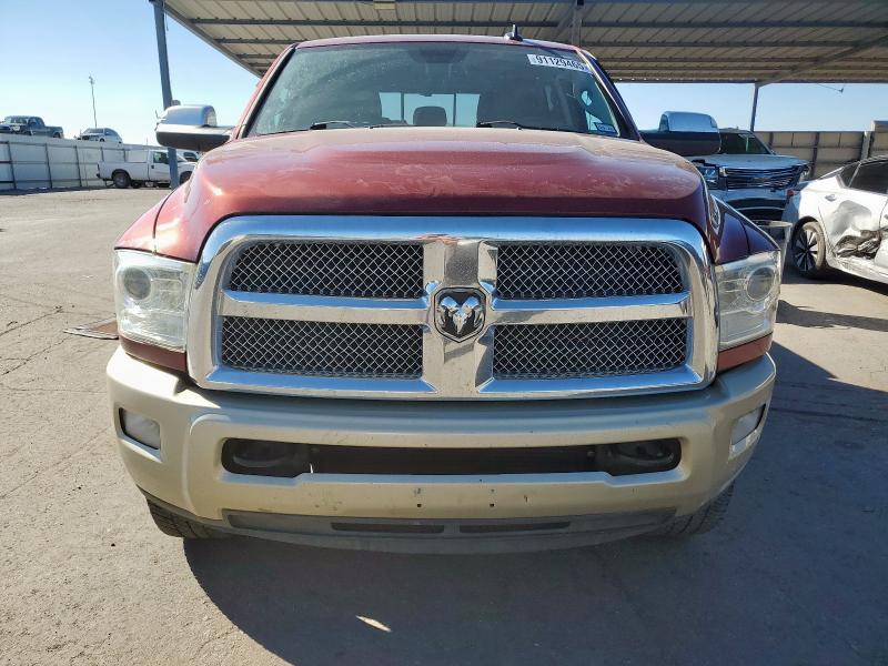 3C6UR5PL5FG553503 - 2015 RAM 2500 LONGHORN Marron photo 5