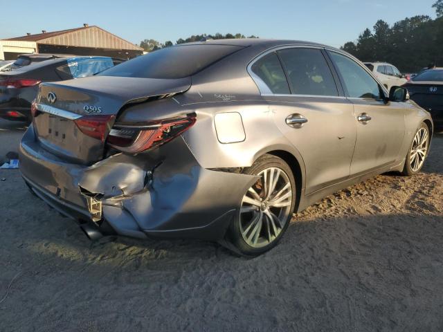 JN1EV7AP8JM357788 - 2018 INFINITI Q50 LUXE Сұр фото 3