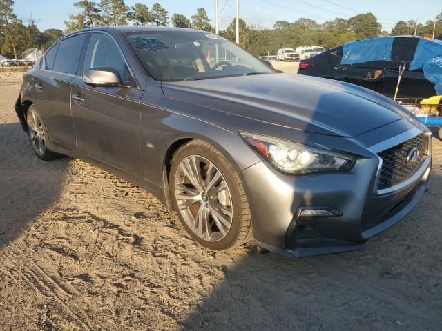 JN1EV7AP8JM357788 - 2018 INFINITI Q50 LUXE Сұр фото 4