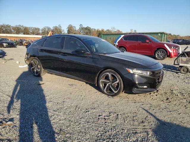 1HGCV1F32KA045493 - 2019 HONDA ACCORD SPORT Schwarz Foto 4