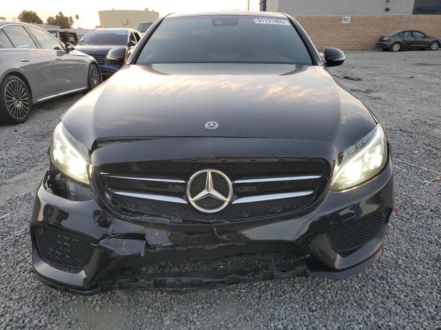 55SWF4JB3JU266632 - 2018 MERCEDES-BENZ C 300 Negro foto 5