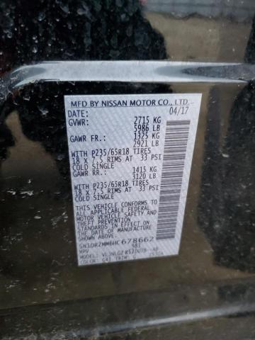 5N1DR2MM6HC678662 - 2017 NISSAN PATHFINDER S 黑色 照片 13