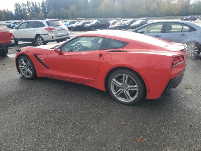 1G1YB2D71H5122468 - 2017 CHEVROLET CORVETTE STINGRAY 1LT RED photo 2