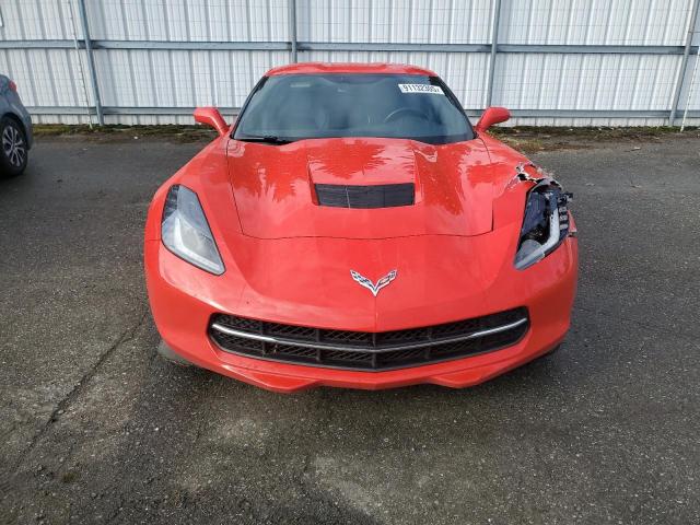 1G1YB2D71H5122468 - 2017 CHEVROLET CORVETTE STINGRAY 1LT RED photo 5