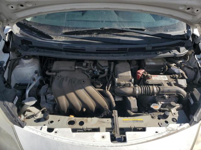 3N1CE2CP3EL366972 - 2014 NISSAN VERSA S WHITE photo 11